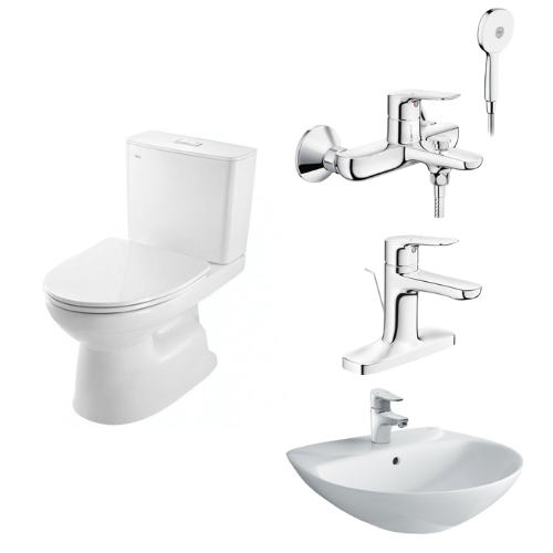Combo INAX Trọn Bộ C-514VAN + L-285VEC + LFV-1401S + BFV-1403S-8C