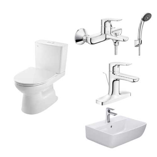 Combo INAX Trọn Bộ C-514VAN + L-312VEC + LFV-1401S + BFV-1403S-4C