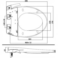 CSCFA650 Nắp rửa vệ sinh Slim 3