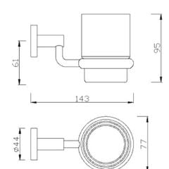 K-2801-44-N Phụ Kiện Đựng Ly Concept
