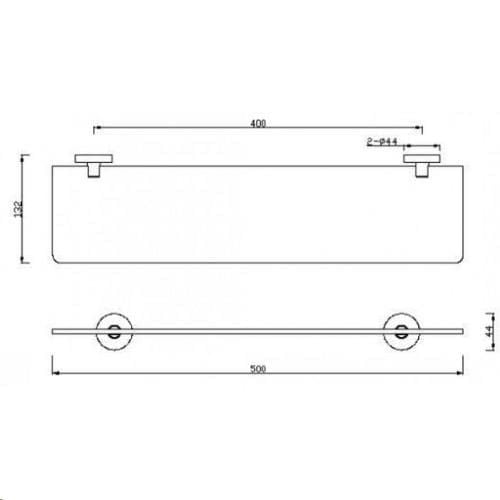 K-2801-50-N Kệ Gương Concept
