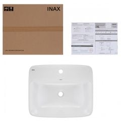 Chậu Rửa Lavabo Dương Vành INAX L-2398VFC 1 Lỗ