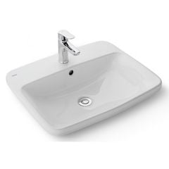 Chậu Rửa Lavabo Dương Vành INAX L-2398VFC 1 Lỗ