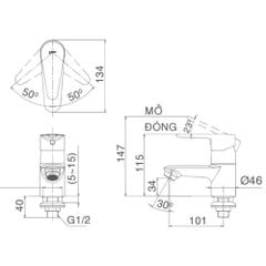 Vòi Chậu Rửa INAX LFV-21S Nước Lạnh