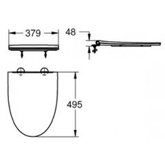 Nắp bệ ngồi đóng êm 36490000