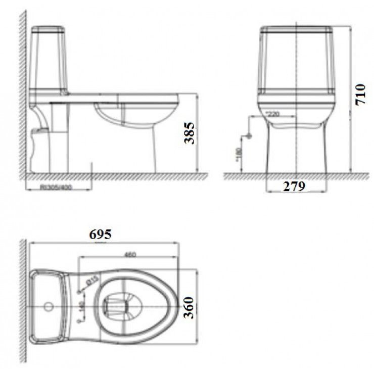 VF-1858 Bộ cầu 01 khối Cozy
