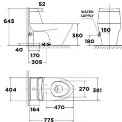 VF-2010PR Bộ Cầu Activa Với Nắp Pristine Star