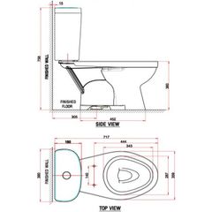 VF-2397SL Bộ cầu 02 khối Winplus+ nắp êm