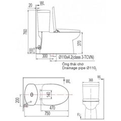 VF-2719S Bộ cầu VF-2719 với nắp Slim