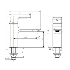 WF-1326MB Vòi Sen American Standard Lạnh Acacia Evolution Màu Đen