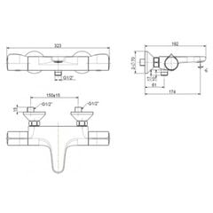 WF-4949 Vòi tắm sen nhiệt độ Temptacion