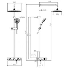 WF-4955 Bộ sen cảm biến nhiệt EasySET