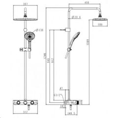 WF-4955MB Sen Cây Nhiệt Độ American Standard EasySET Màu Đen