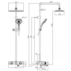 WF-4956 Bộ sen tắm cảm biến nhiệt EasySET