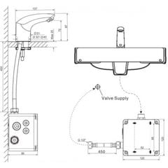 WF-8601 Vòi chậu cảm ứng Entry DC