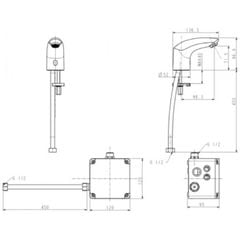 WF-8611 Vòi chậu cảm ứng Entry AC