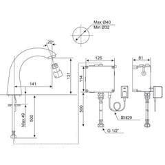 WF-8805 Vòi chậu cảm ứng Selectronic