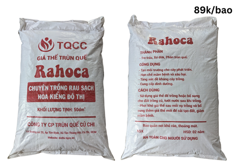  Giá thể trồng RAU SẠCH & HOA KIỂNG  Rahoca bao 50dm 