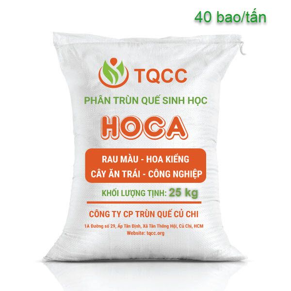  Phân trùn quế dạng thô Hoca ẩm 70% bao 25kg (tấn) 