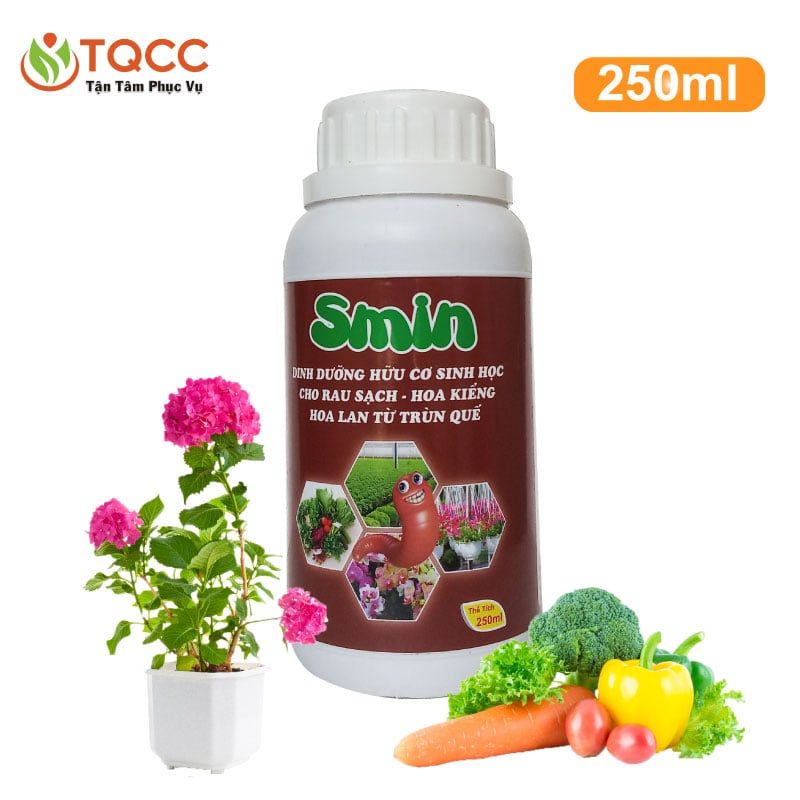  Chế phẩm acid amin cho Rau sạch - Hoa Kiểng chai 250ml 