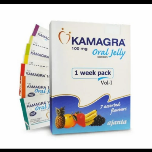  Thạch trái cây cường dương tăng cường sinh lý nam Kamagra Oral Jelly 100mg Hộp 7 Gói 