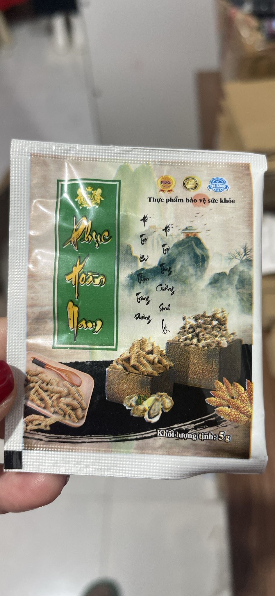  Bổ thận, tráng dương, tăng cường sinh lý Phục Hoàn Nam hộp 15g 