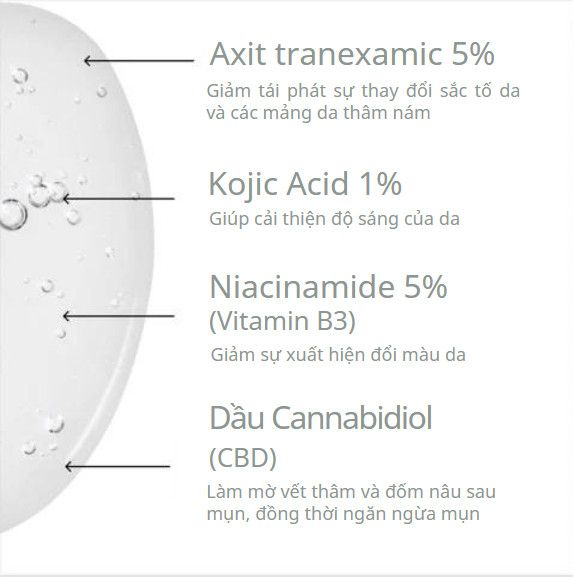  Serum trị nám, tàn nhang, xoá thâm Advaced CBD dark spot corrector 30ML 