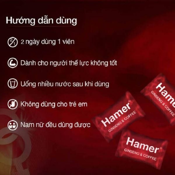  Kẹo Sâm Hamer tăng cường sinh lực phái mạnh 