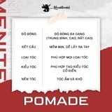  Sáp vuốt tóc  Perfect Night Menitems, sáp vuốt tóc nam Pomade, giữ nếp, tạo kiểu lên đến 10H lưu hương lâu nước hoa 