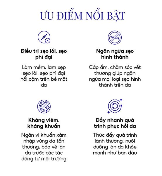  Gel ngăn ngừa sẹo, làm xẹp sẹo lồi, sẹo phì đại Rejuvasil 30ml thương hiệu Rejuvaskin 