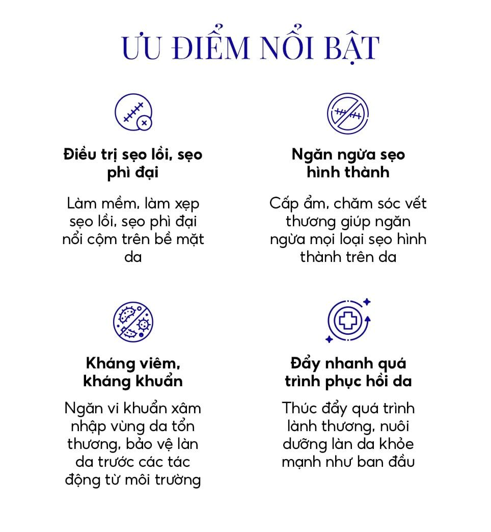  Gel xoá sẹo lồi, sẹo phì đại Rejuvasil 10ml thương hiệu Rejuvaskin 