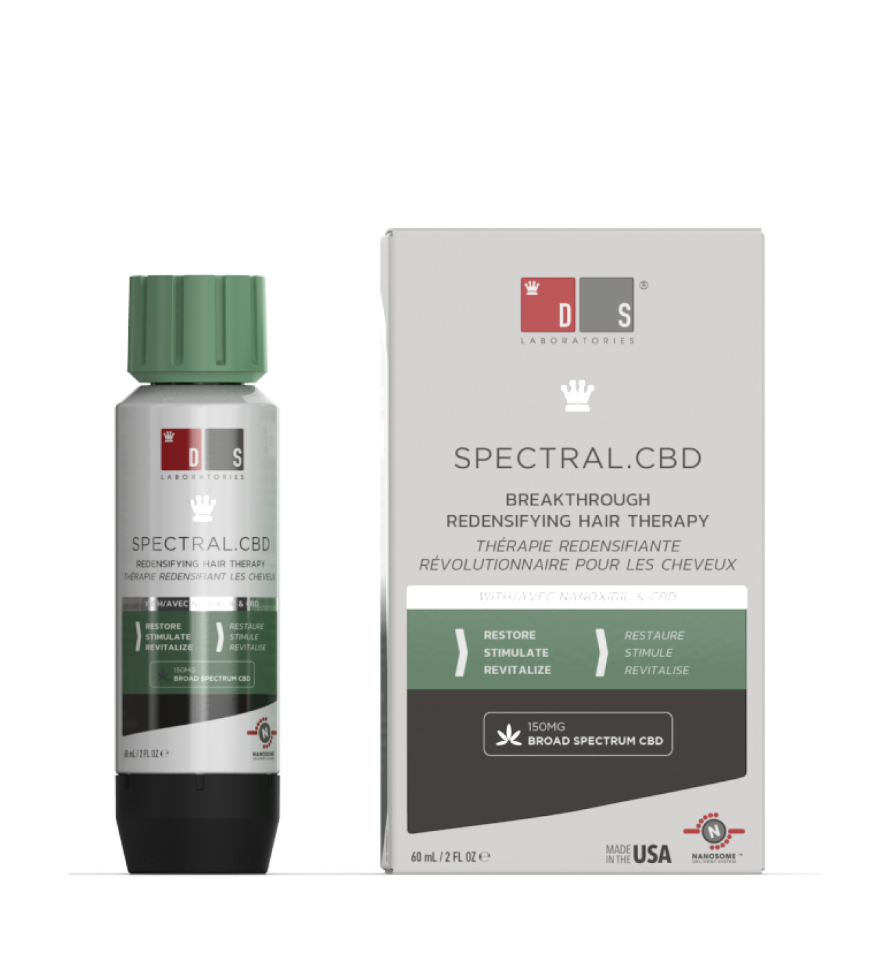  Serum giảm gãy, rụng, giảm gàu, kích thích mọc tóc SPECTRAL.CBD 60ml 