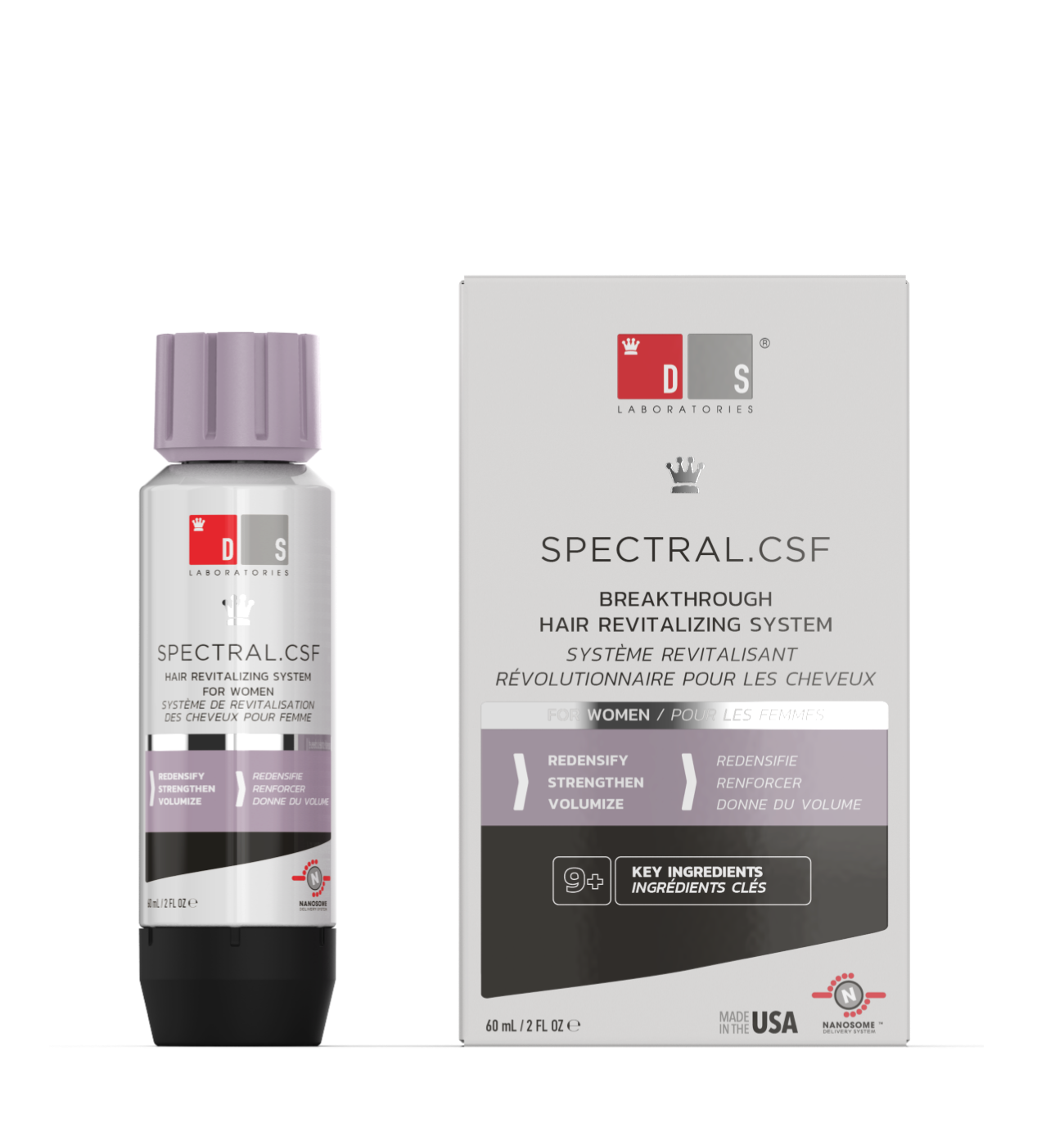  Serum kích thích mọc tóc, giảm tóc gãy rụng cho nữ SPECTRAL.CSF 60ml (for Women) 