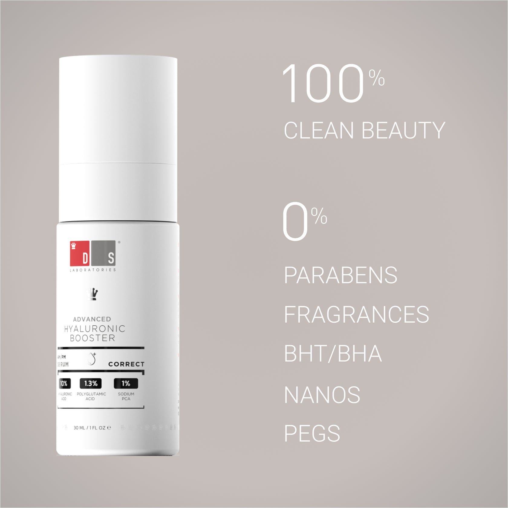  Serum cấp ẩm, phục hồi da, cho da căng bóng, chống lão hoá Advaced hyaluronic booster 30ml 