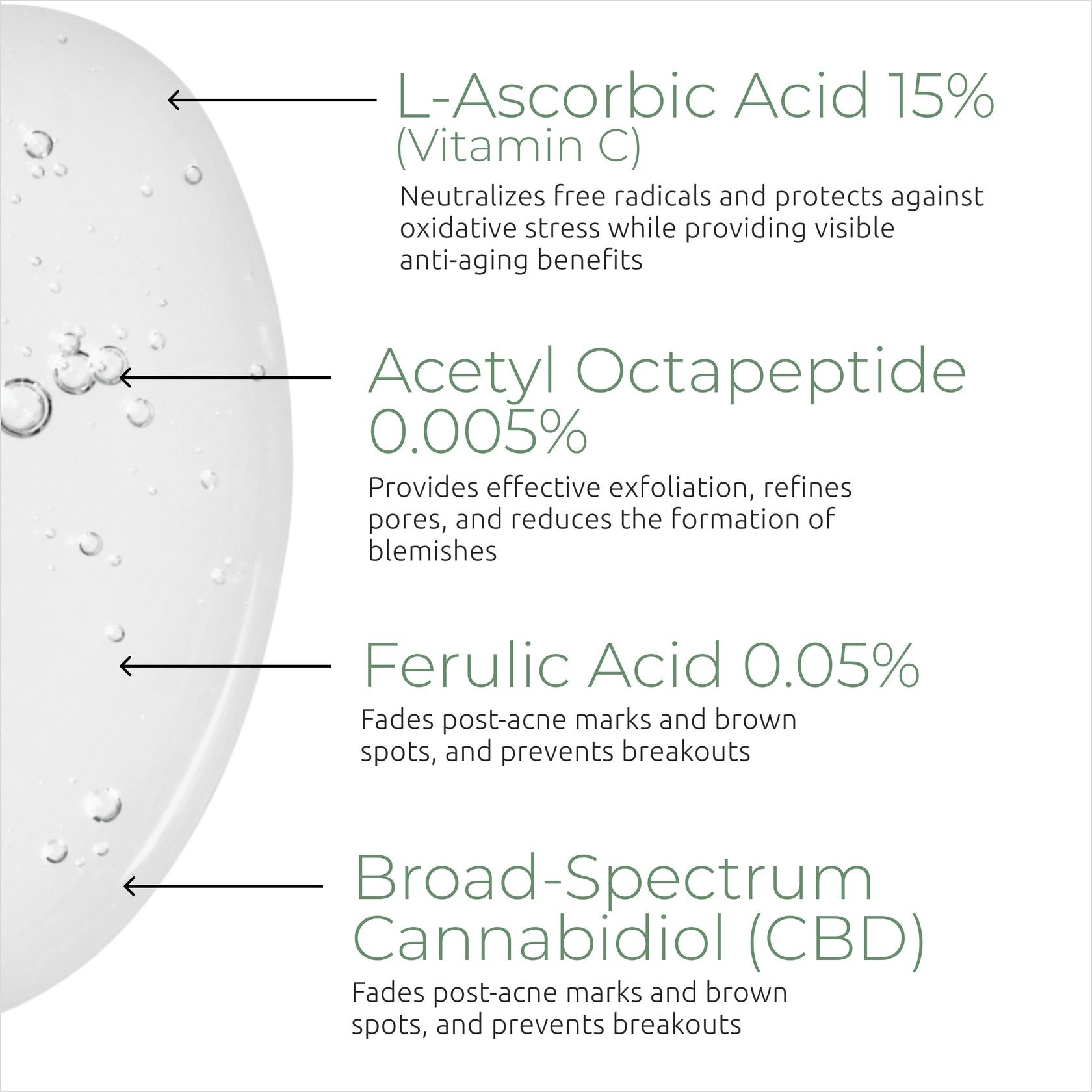  Serum cấp ẩm, phục hồi da, làm sáng da, chống lão hoá Advaced CBD antioxidant 30ml 