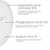  Serum cấp ẩm, phục hồi da, cho da căng bóng, chống lão hoá Advaced hyaluronic booster 30ml 