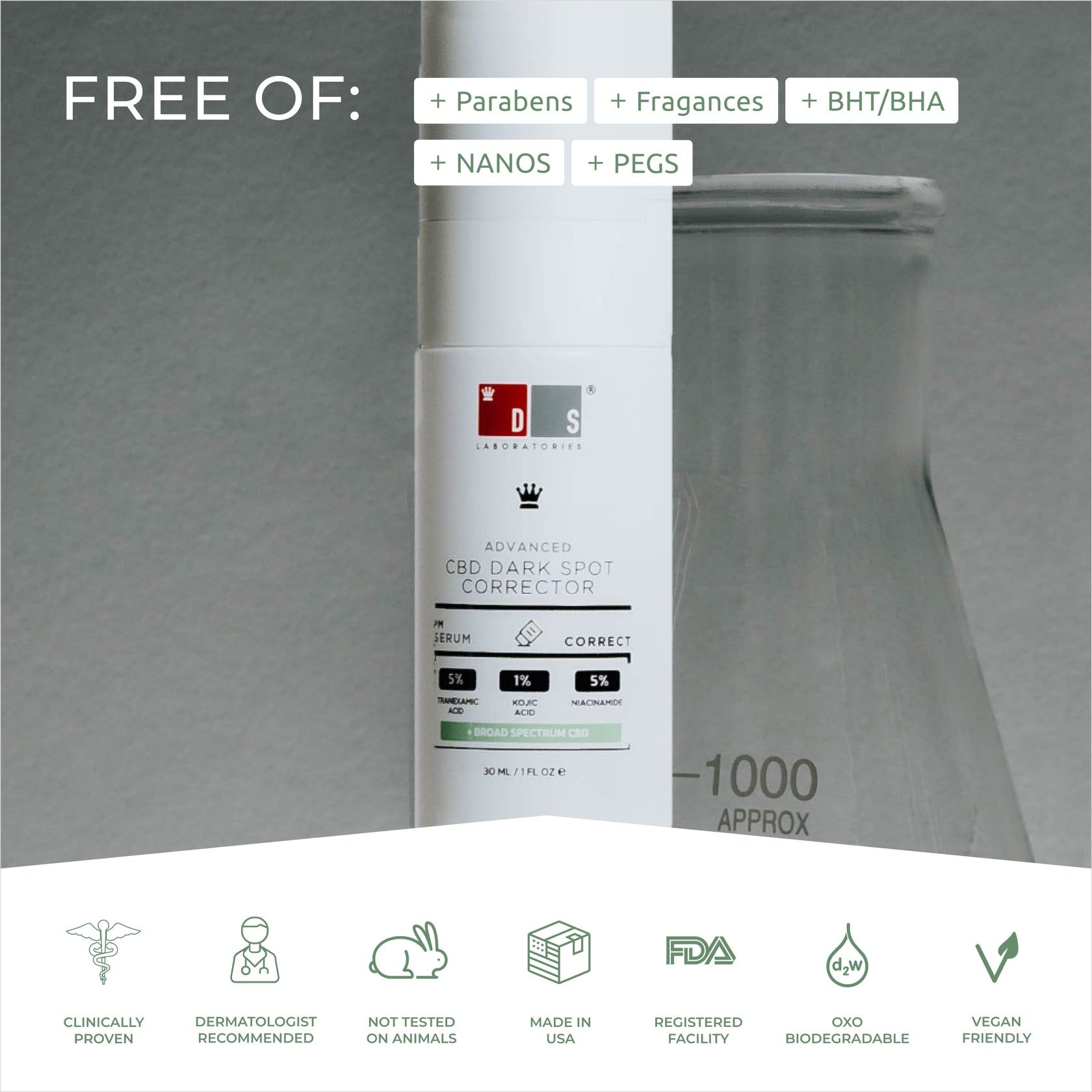  Serum trị nám, tàn nhang, xoá thâm Advaced CBD dark spot corrector 30ML 