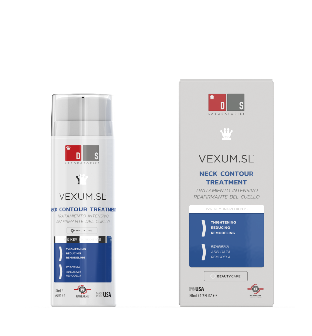  serum giảm nhăn, giảm cằm đôi đường viền cổ VEXUM.SL 