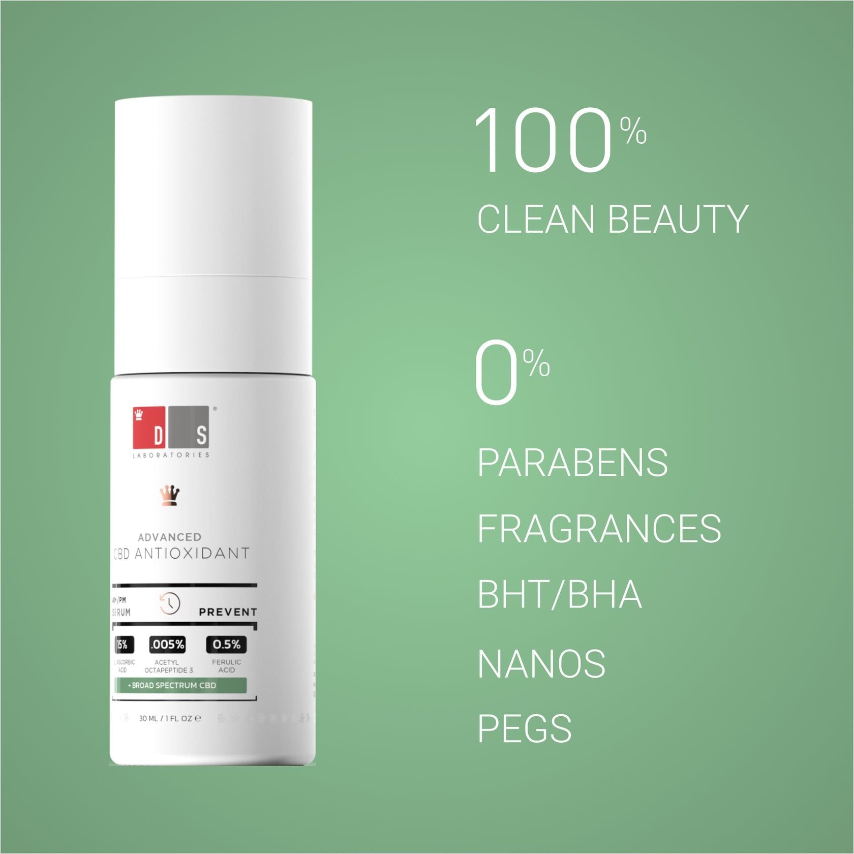  Serum cấp ẩm, phục hồi da, làm sáng da, chống lão hoá Advaced CBD antioxidant 30ml 