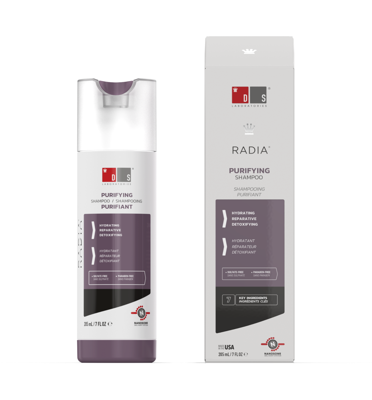  Dầu gội cho da đầu khô, da nhạy cảm kích ứng Radia shampoo 205ml 