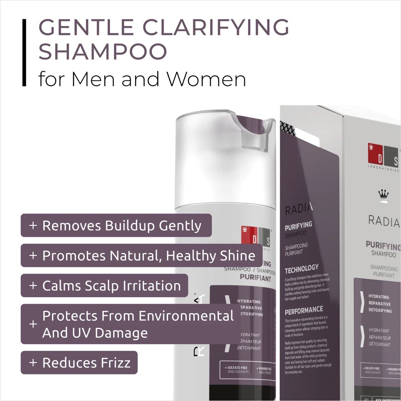  Dầu gội cho da đầu khô, da nhạy cảm kích ứng Radia shampoo 205ml 