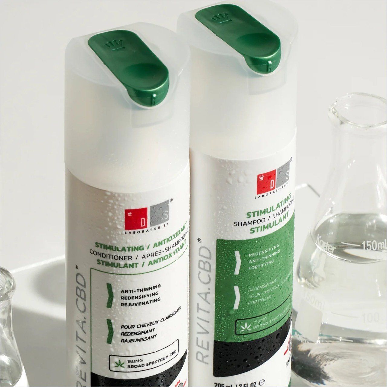  Dầu xả kích thích mọc tóc chống oxy hoá REVITA®.CBD super antioxidant hair stimulating conditioner  205ml 