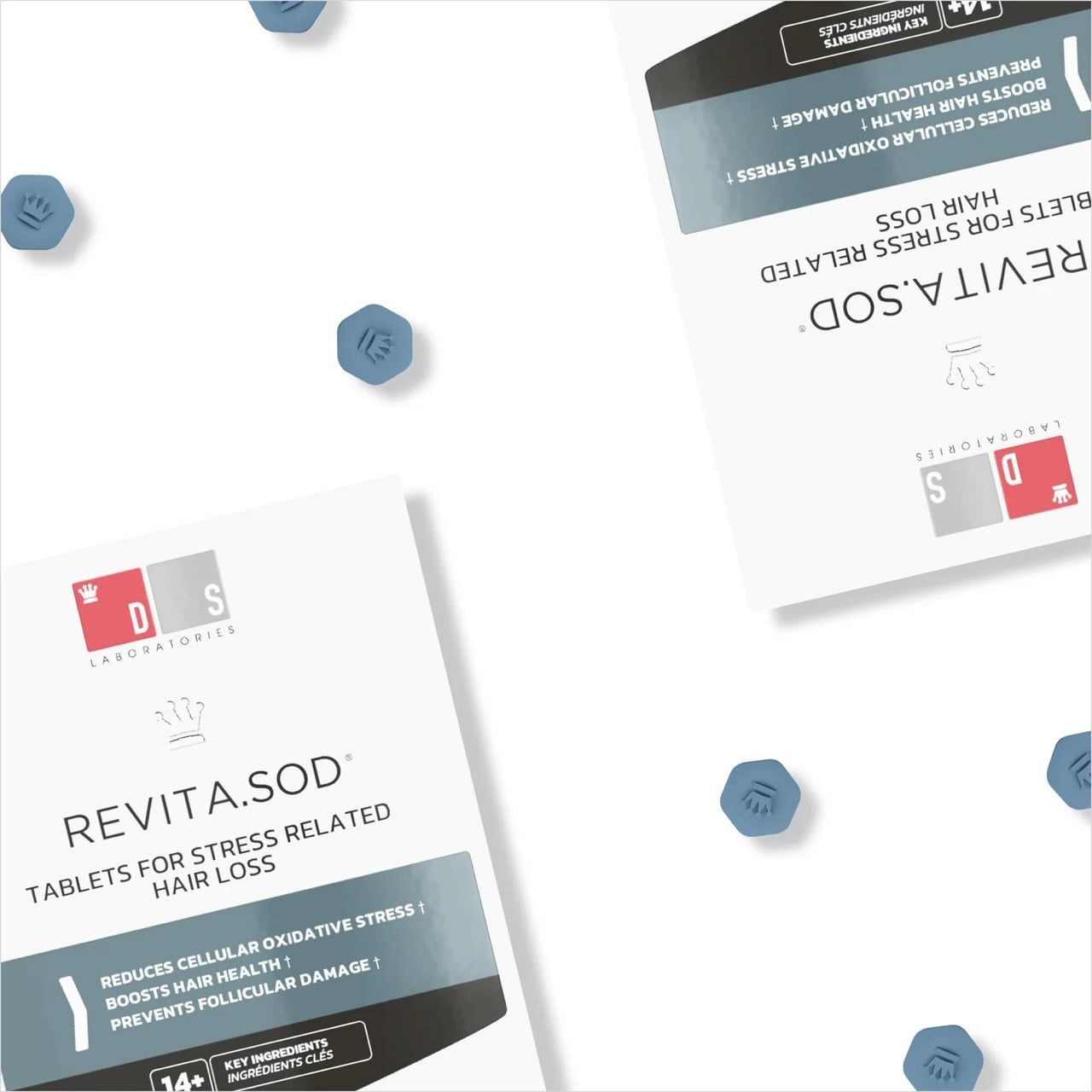  Viên hỗ trợ mọc tóc, giảm Stress, chống oxy hóa REVITA.SOD 30 TABLETS 