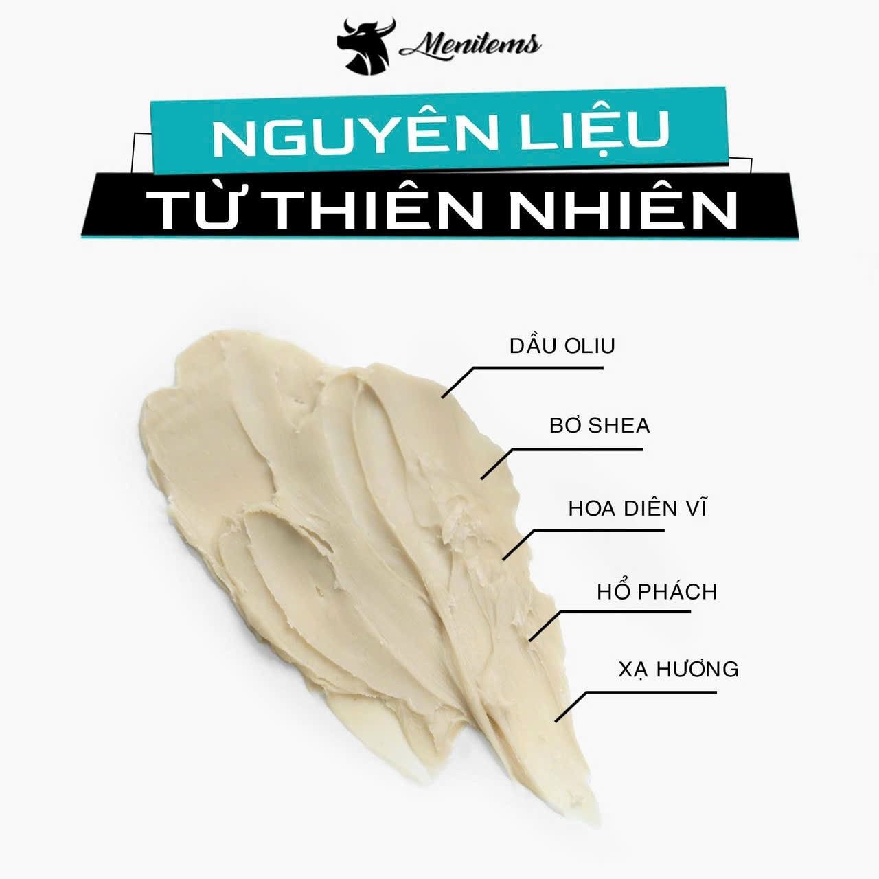  Sáp vuốt tóc Tropical Wind Menitems, sáp tóc pomade, giữ nếp, tạo kiểu tự nhiên cả ngày dài, nước hoa lưu hương lâu 