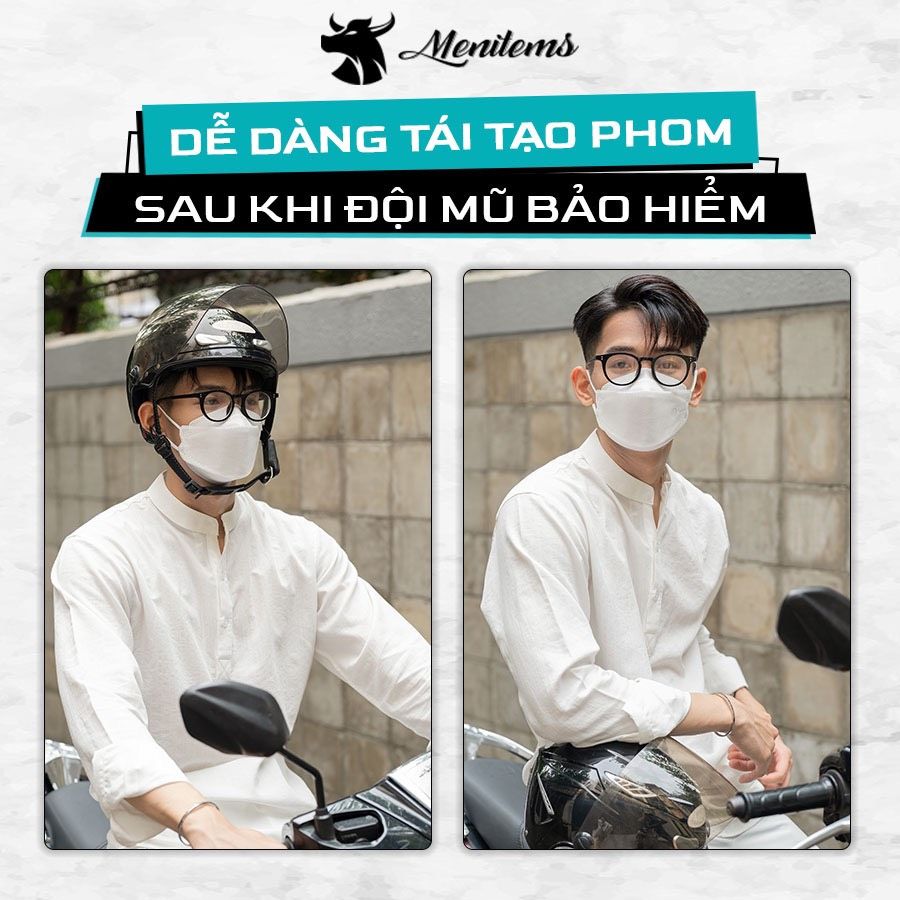  Sáp vuốt tóc Tropical Wind Menitems, sáp tóc pomade, giữ nếp, tạo kiểu tự nhiên cả ngày dài, nước hoa lưu hương lâu 