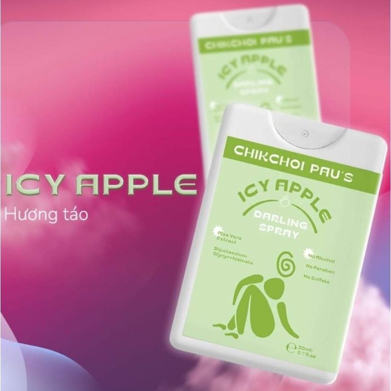  Xịt ngon CHIKCHOI PAU'S, khu vườn trái cây cho cuộc yêu mùi hương hoa quả the mát 20ml 
