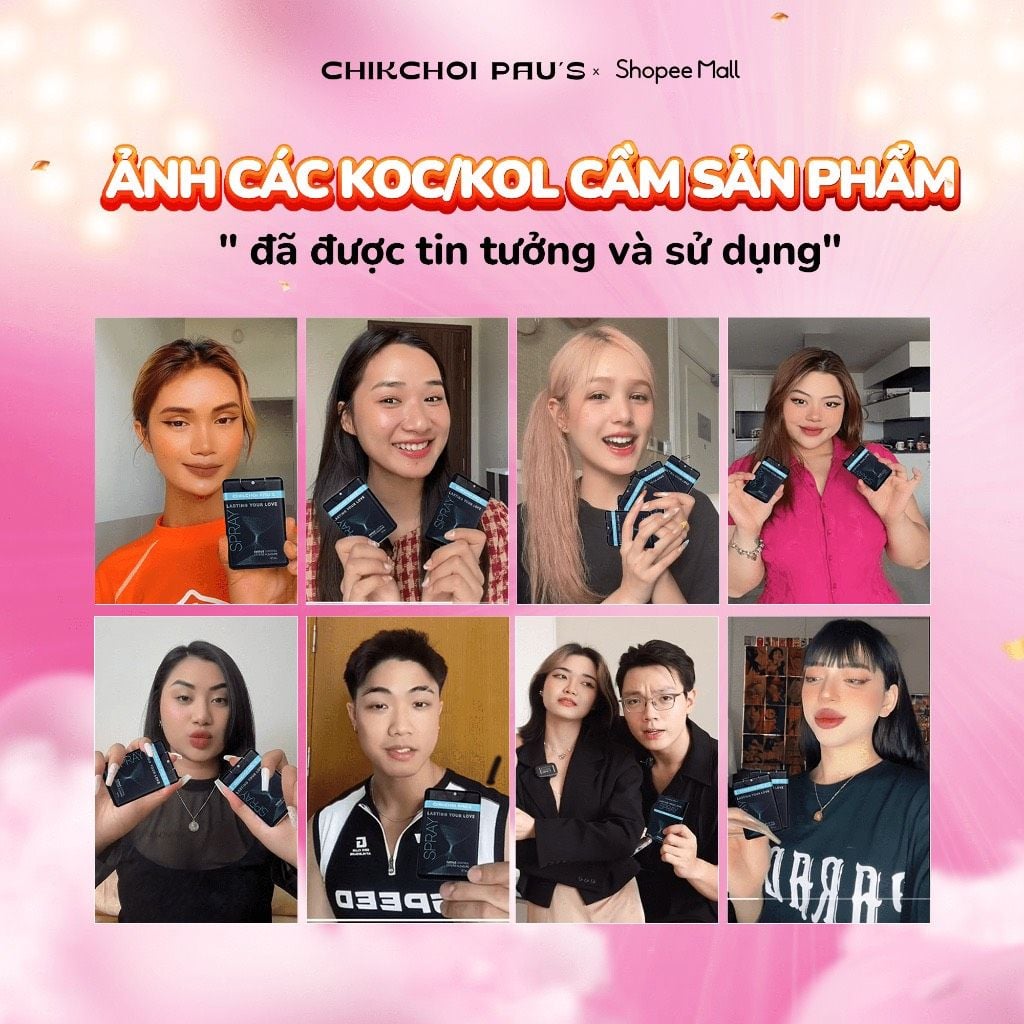  Xịt cải thiện sinh lí nam giới Chikchoi Pau's xuất tinh sớm 15ml 