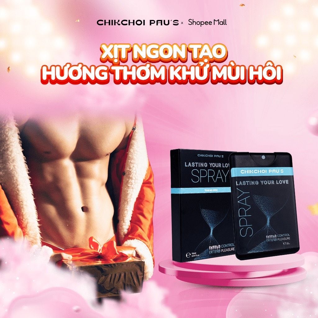  Xịt cải thiện sinh lí nam giới Chikchoi Pau's xuất tinh sớm 15ml 