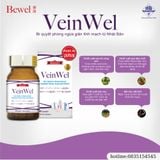  BEWEL VEINWEL-Thực phẩm chức năng hỗ trợ phòng ngừa giãn tĩnh mạch từ Nhật Bản 