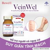  BEWEL VEINWEL-Thực phẩm chức năng hỗ trợ phòng ngừa giãn tĩnh mạch từ Nhật Bản 